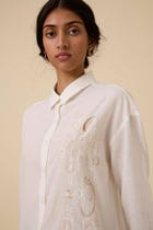 Joyce Embroidered handwoven shirt view 2