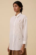 Joyce Embroidered handwoven shirt view 3