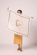 Gemini Printed Satin Scarf view 1
