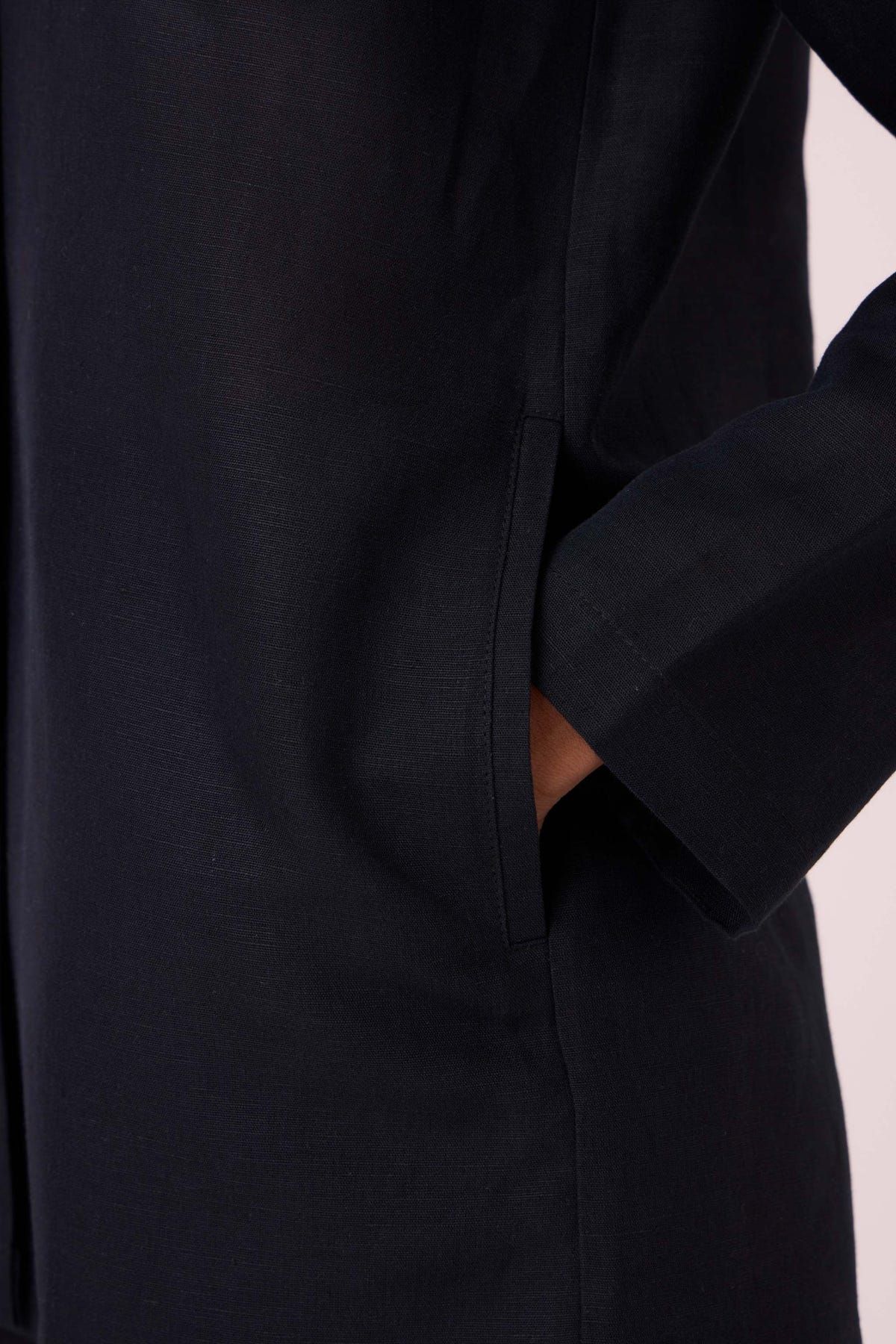 Darcy Black Linen Jacket - image 5