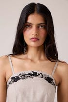 Suhjan Beige Linen Dress view 5