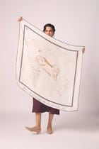 Aries Printed Satin Scarf view 1