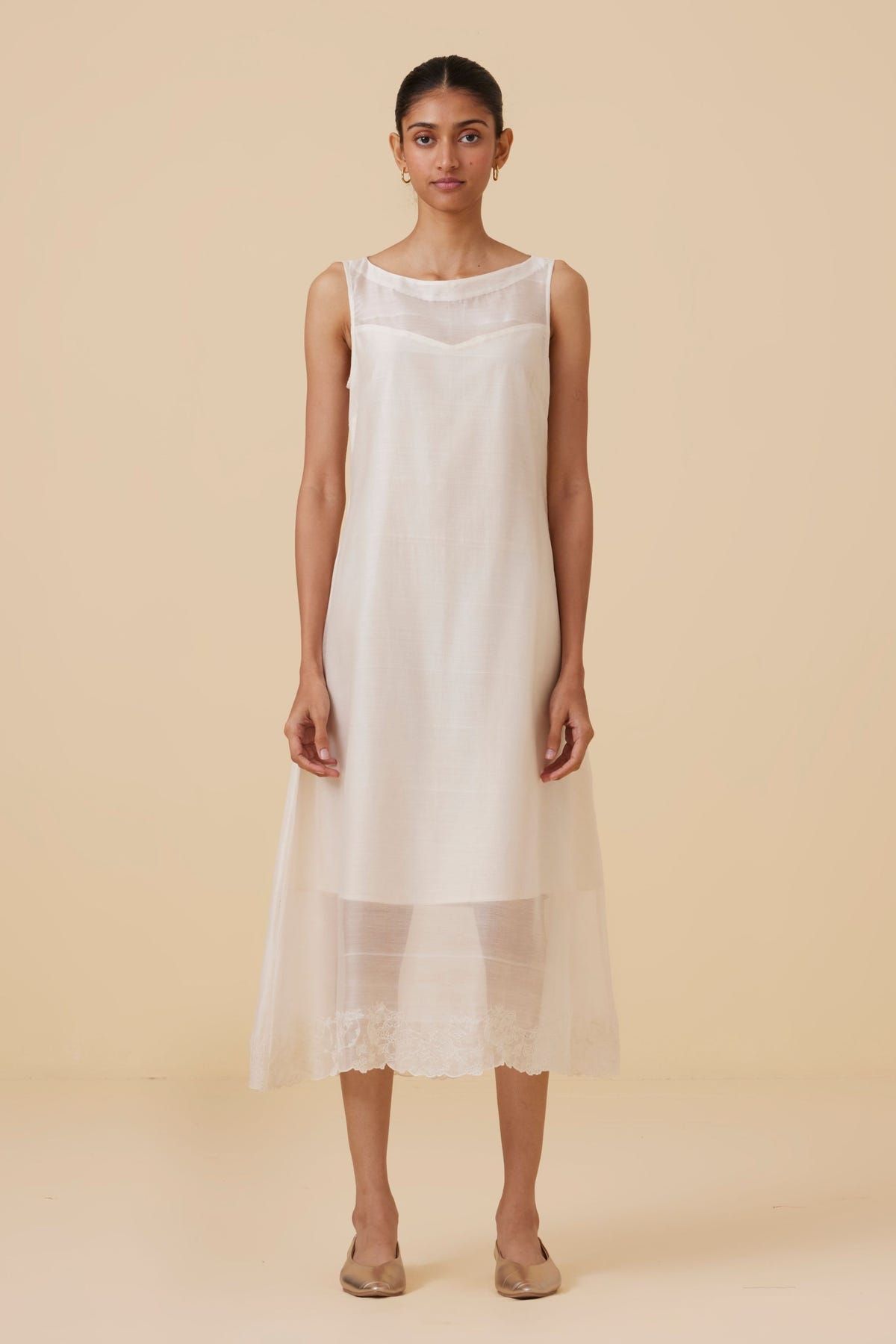Reyah Handwoven Embroidered Dress - image 1