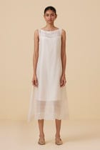 Reyah Handwoven Embroidered Dress view 1