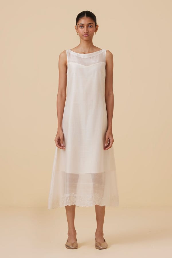 The Summer House — Reyah Handwoven Embroidered Dress