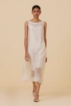 Reyah Handwoven Embroidered Dress view 11