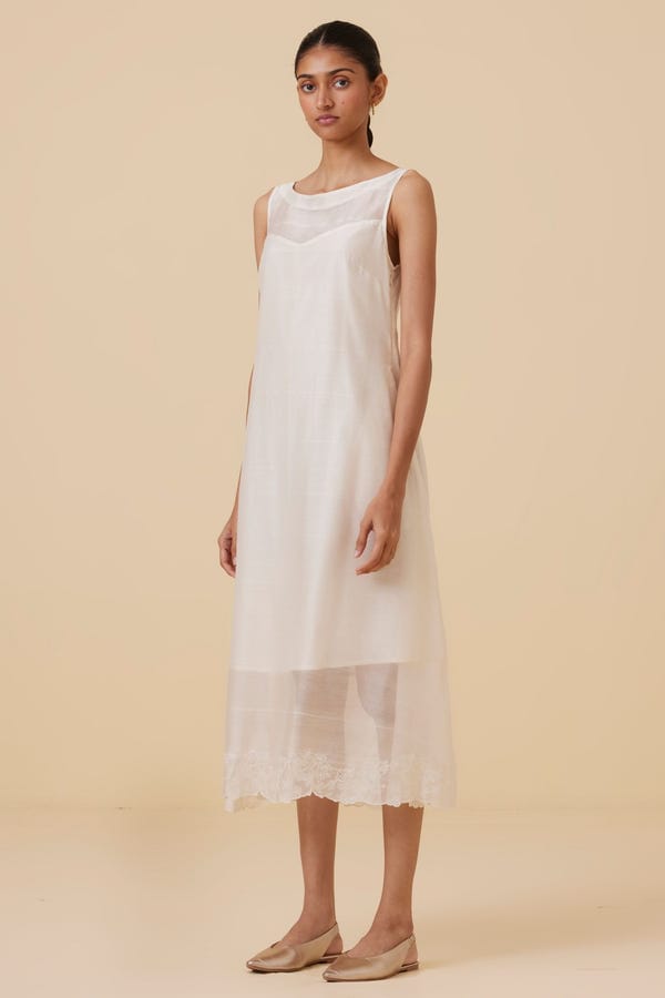 The Summer House — Reyah Handwoven Embroidered Dress