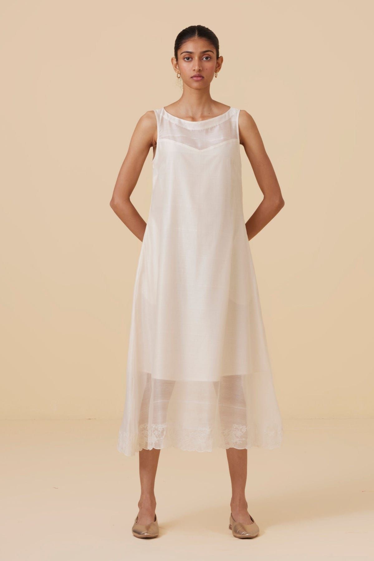 Reyah Handwoven Embroidered Dress - image 8