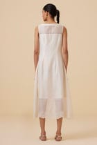 Reyah Handwoven Embroidered Dress view 10