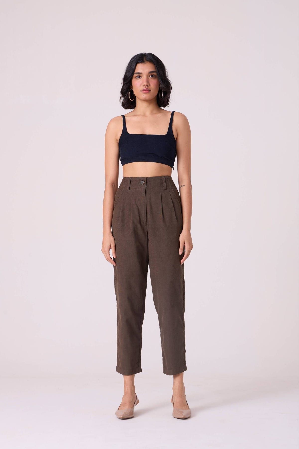 Helk Olive Needlecord Pants - image 2