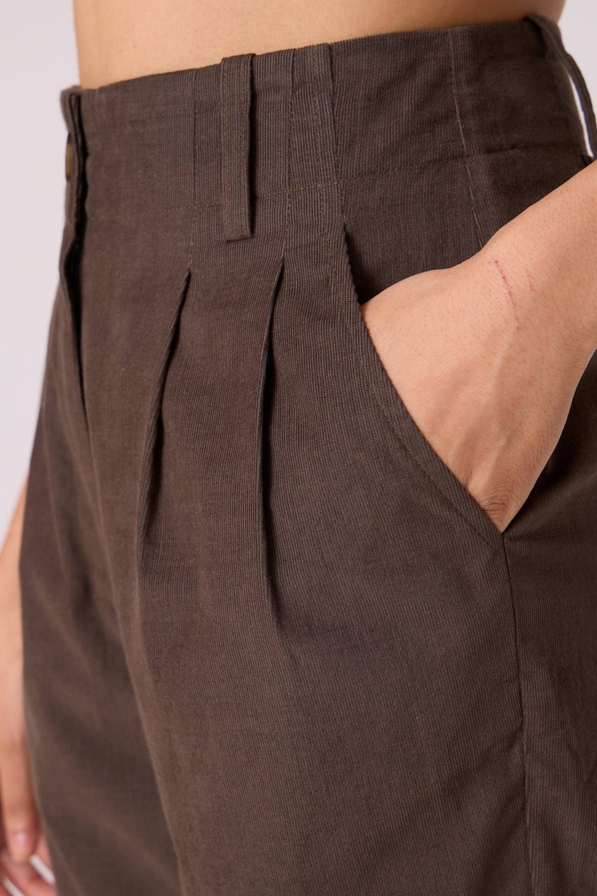 Helk Olive Needlecord Pants - image 5