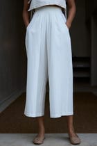 Woodstock Milk Pleated Pants view 4