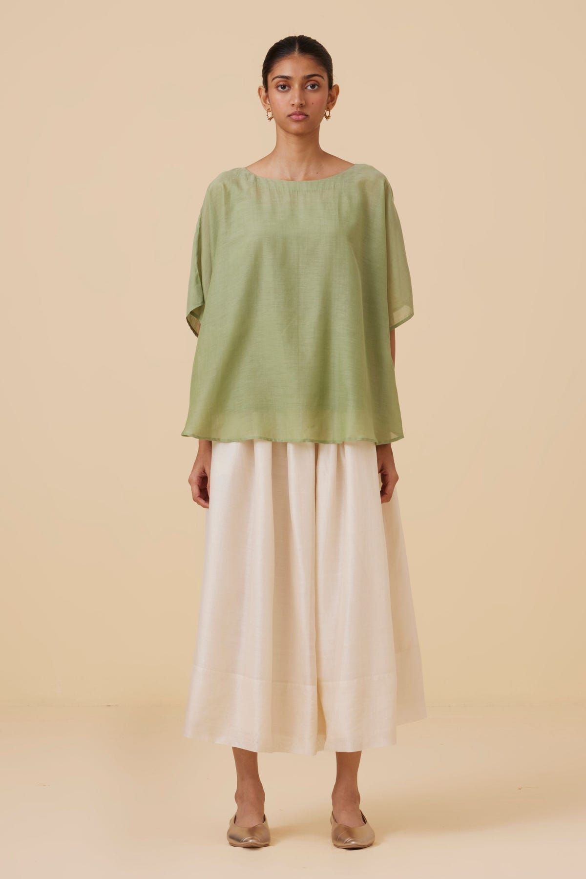 Kosh Green Cape Top - image 5