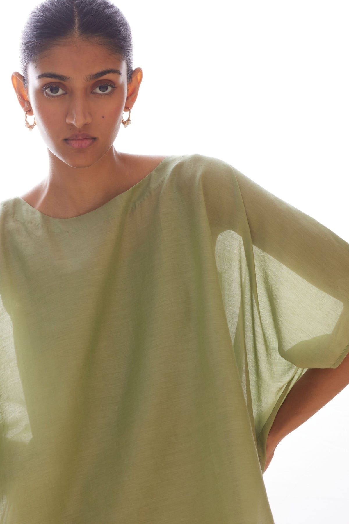 Kosh Green Cape Top - image 8