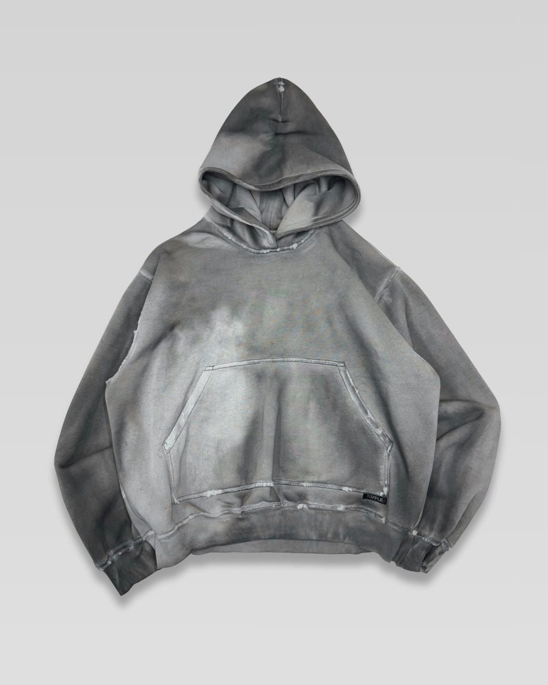 Hand Dyed Fleece Hoodie - image 3