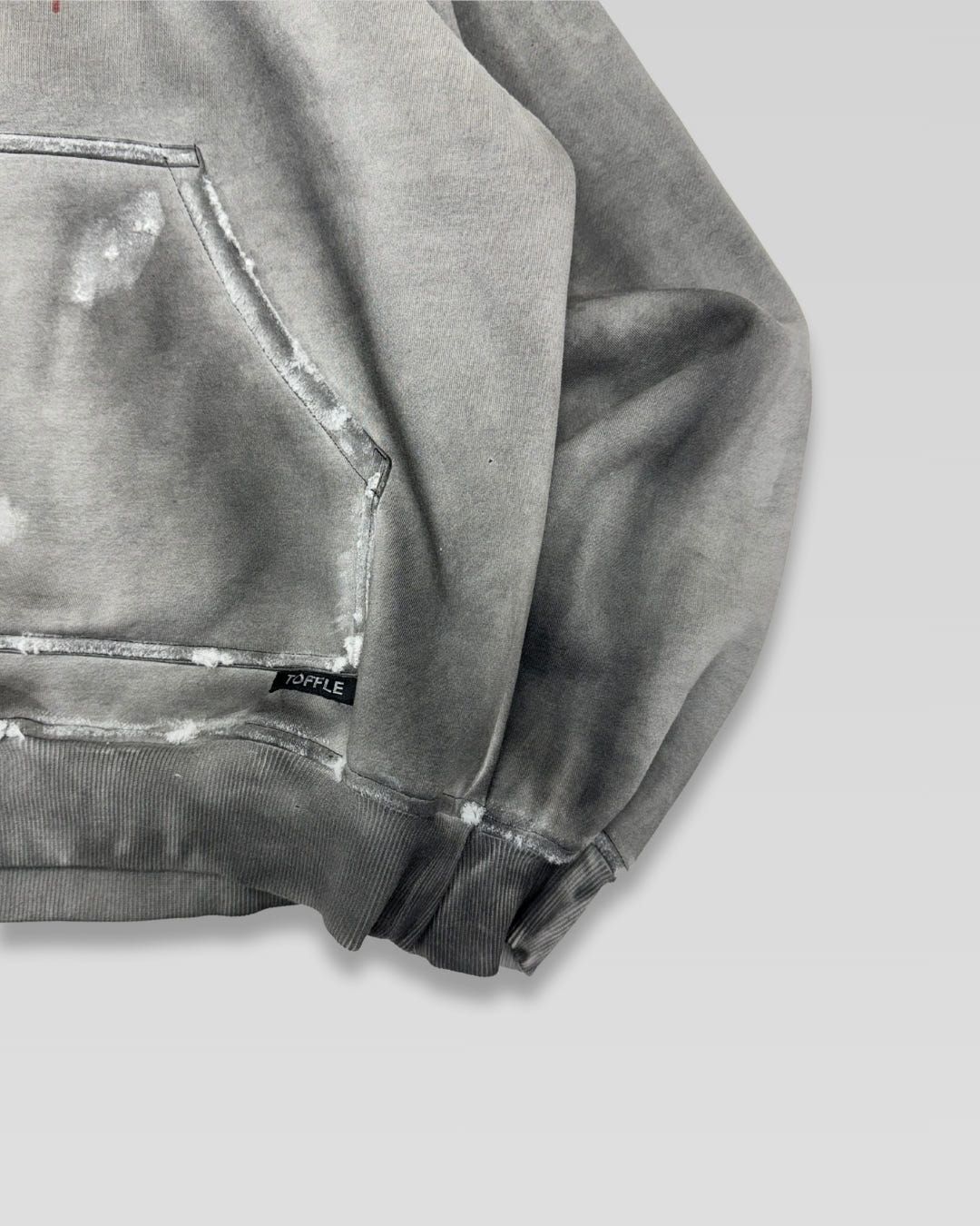 Hand Dyed Fleece Hoodie - image 4
