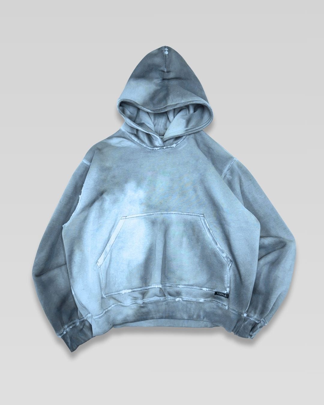 Hand Dyed Fleece Hoodie - image 8