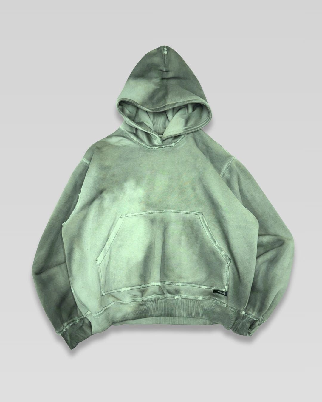 Hand Dyed Fleece Hoodie - image 9