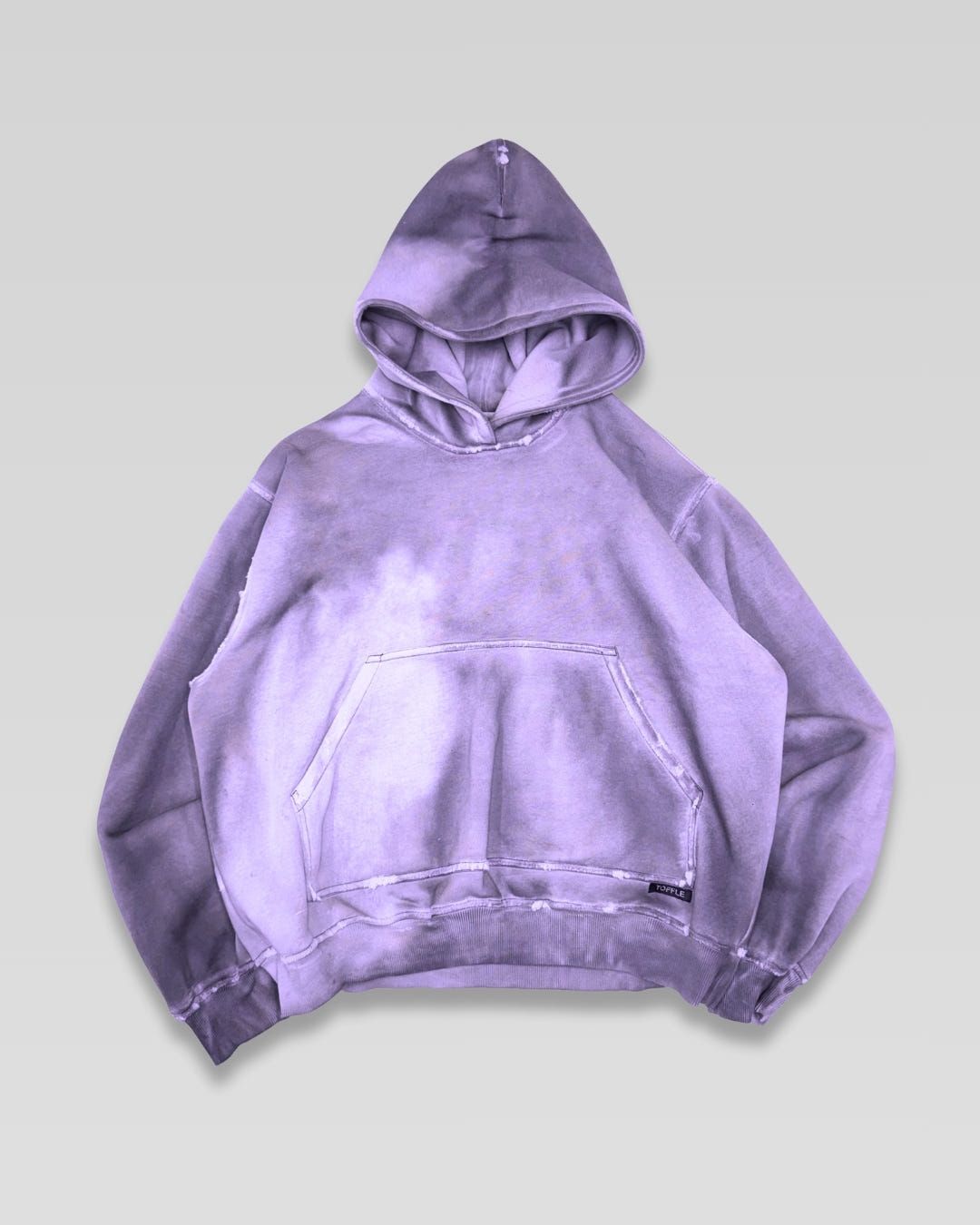 Hand Dyed Fleece Hoodie - image 10