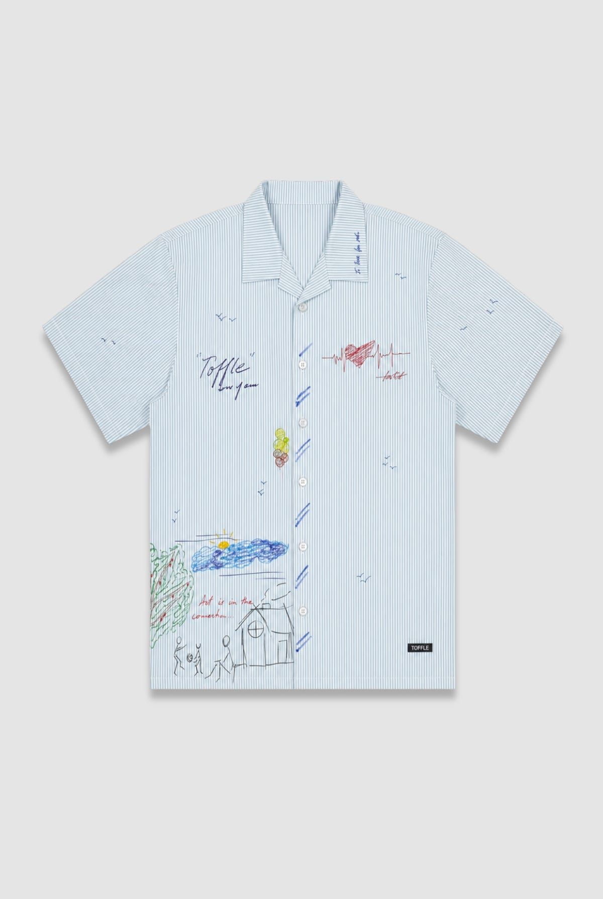 Lined Doodle Shirt - image 1