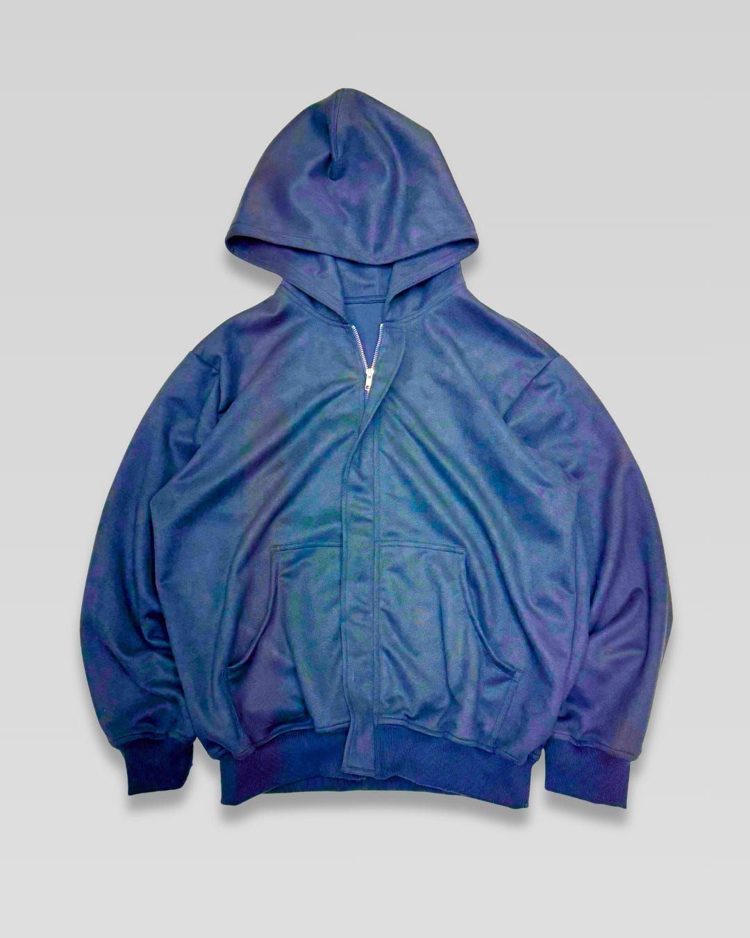 Suede Zipper Hoodie - image 11