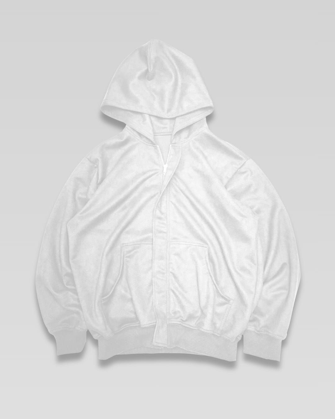 Suede Zipper Hoodie - image 12