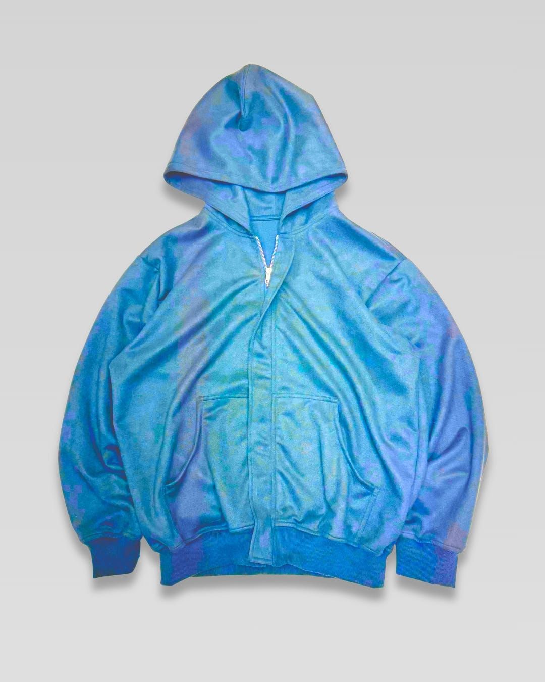 Suede Zipper Hoodie - image 10