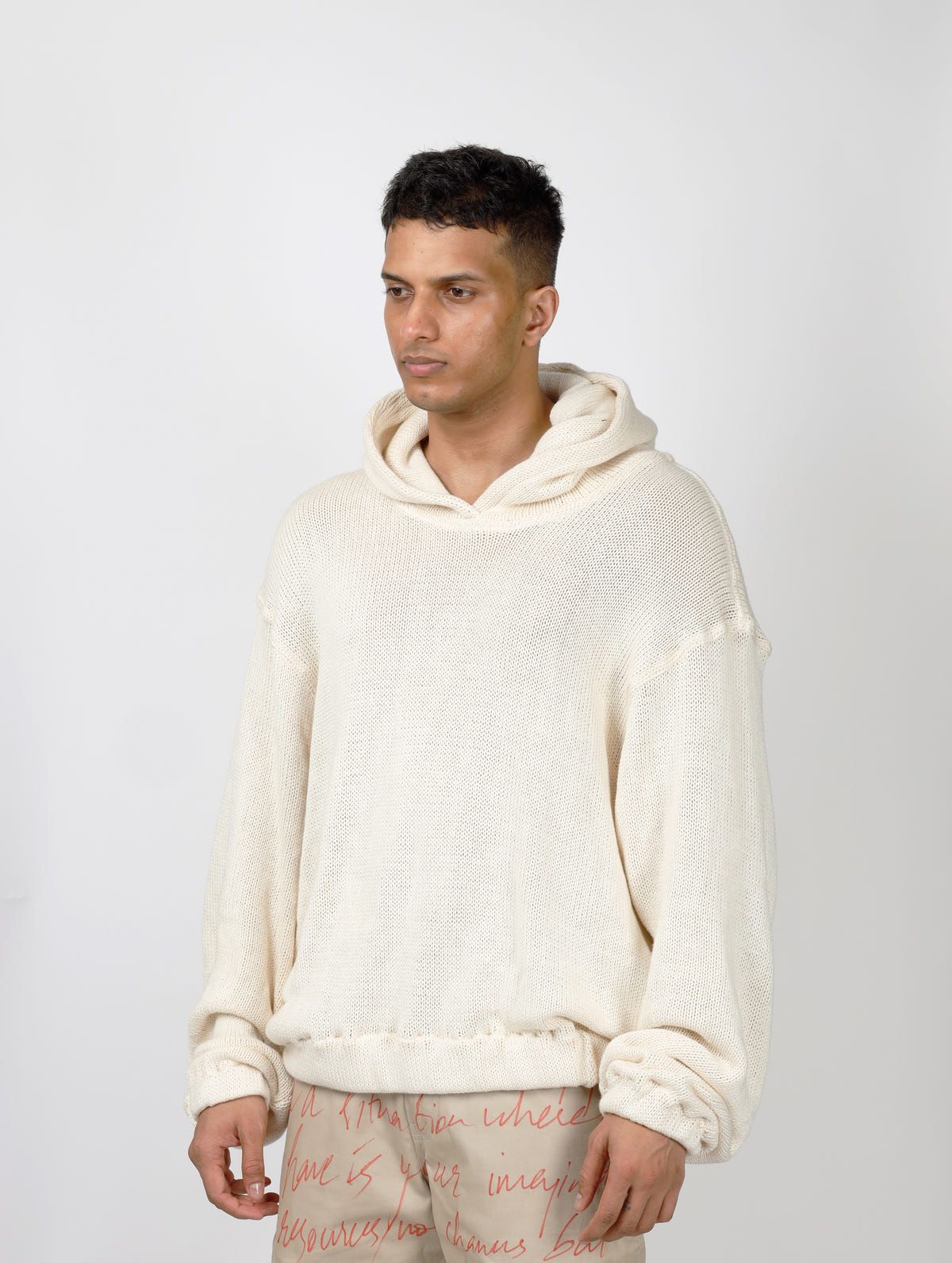Knit Sweater Hoodie - image 1