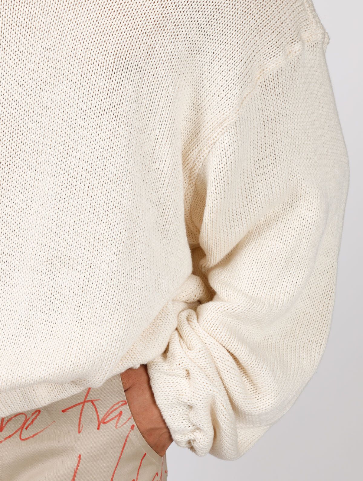 Knit Sweater Hoodie - image 4
