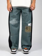 Olive Double Knee Stitch Jeans view 3