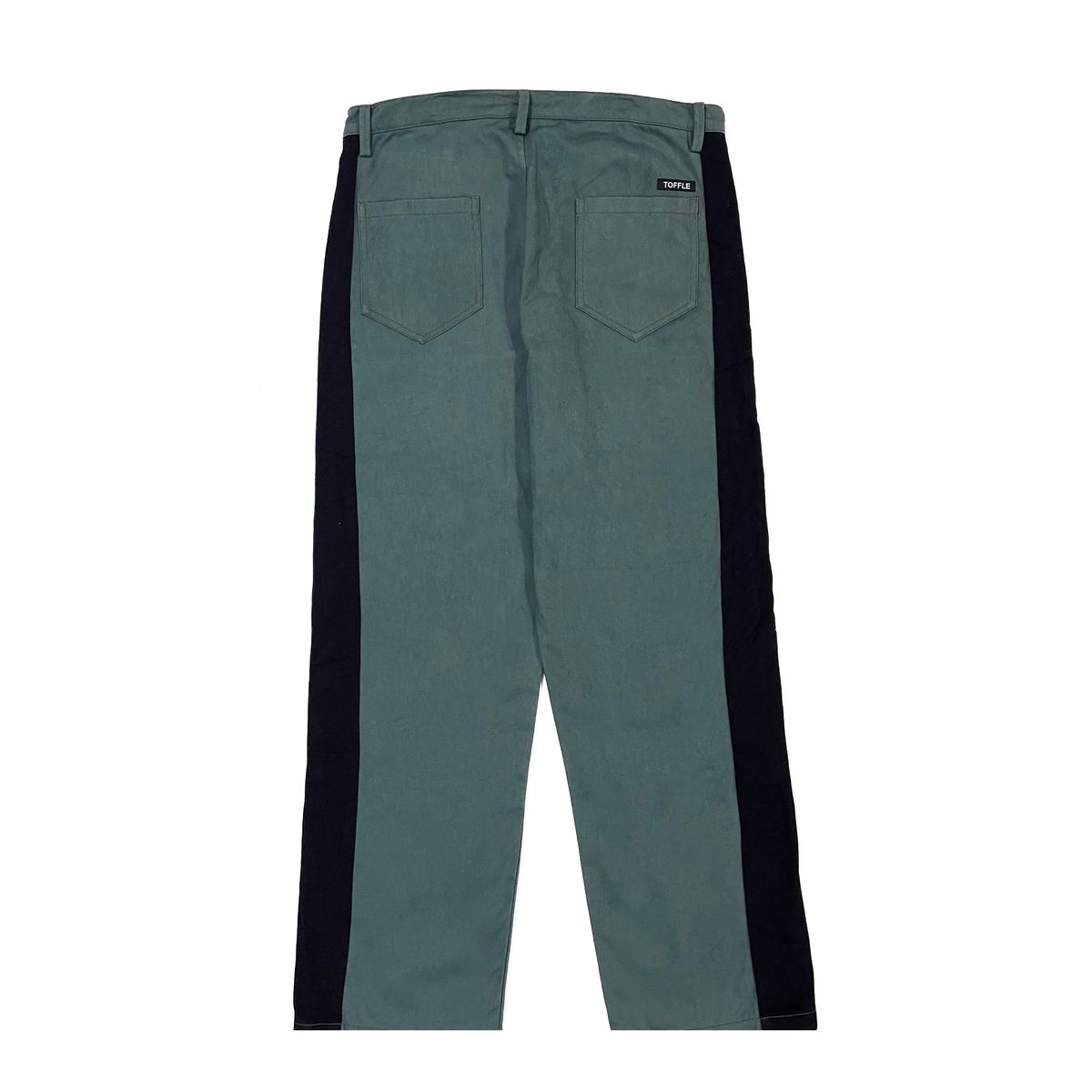 Olive Double Knee Stitch Jeans - image 5