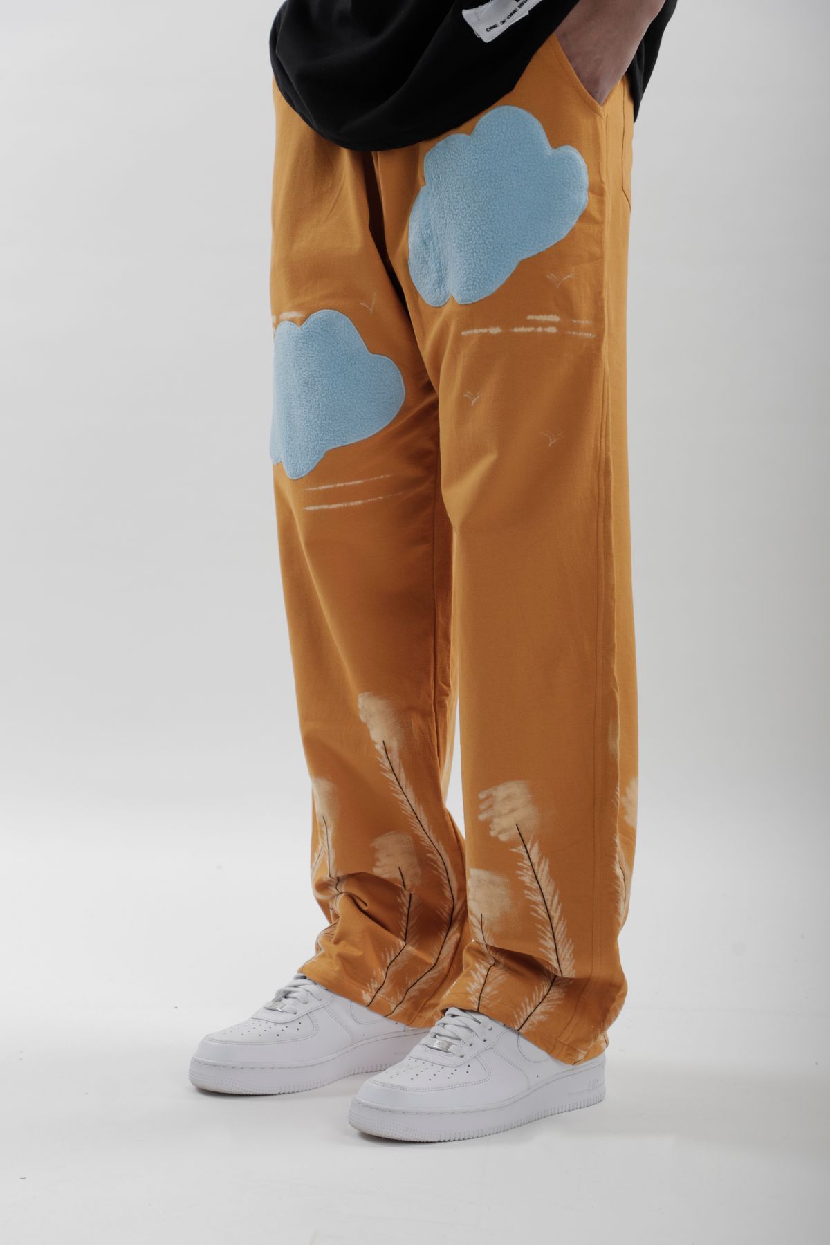 Bleached Floral Joggers - image 1