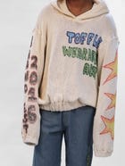 Knit Sweater Colored Hoodie view 2