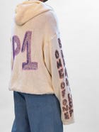 Knit Sweater Colored Hoodie view 5