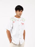 Floral Bright Jersey Shirt view 3