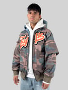 Denim Camo Reversible Jacket view 6