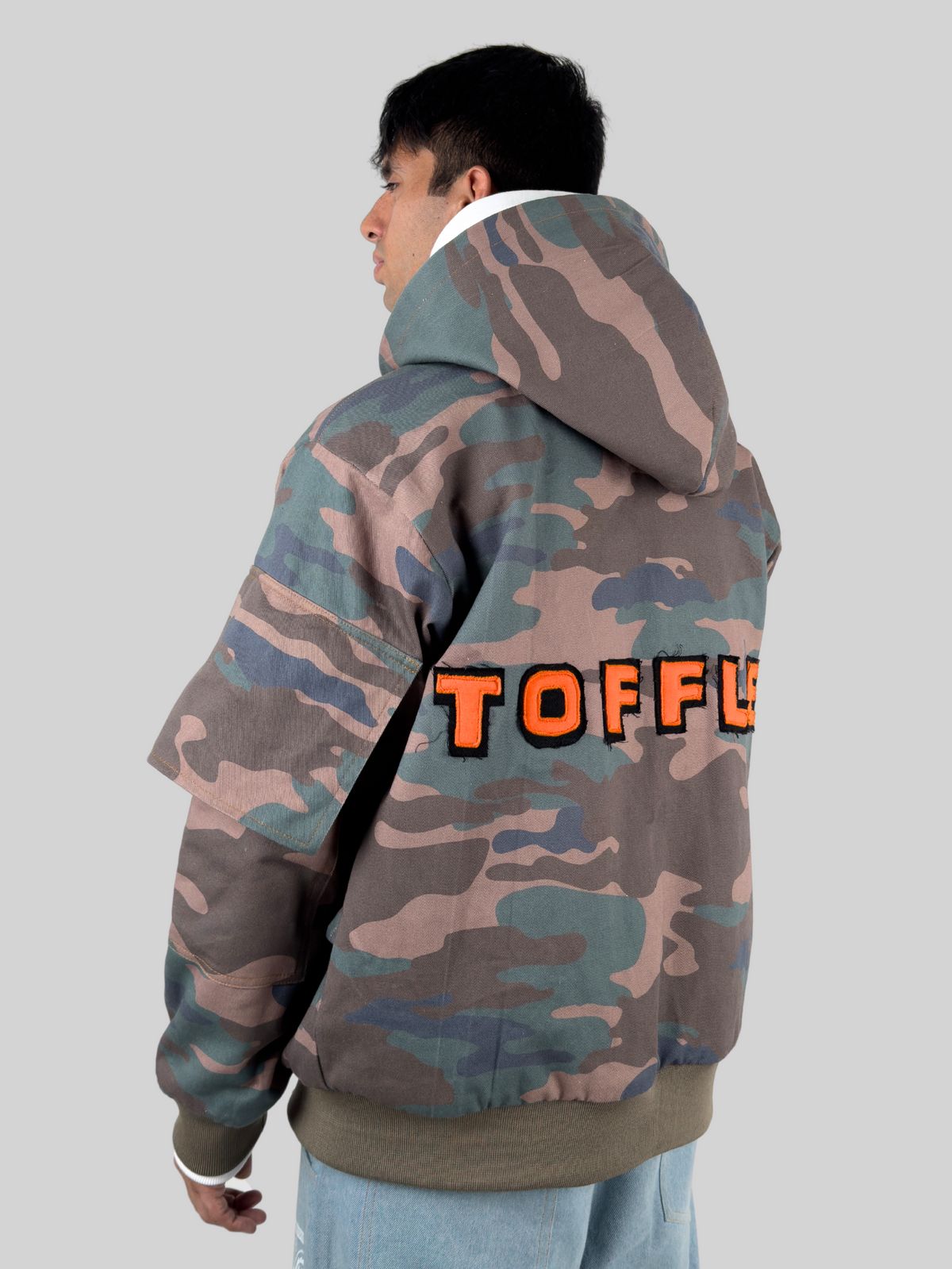 Denim Camo Reversible Jacket - image 9