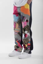 Petals Patchwork Jeans view 1