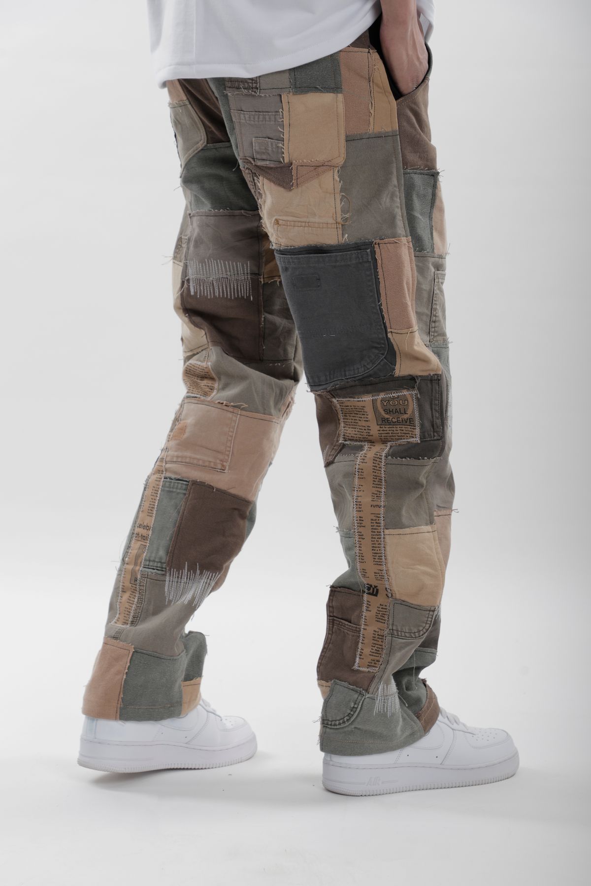 Earth Patchwork Jeans - image 2