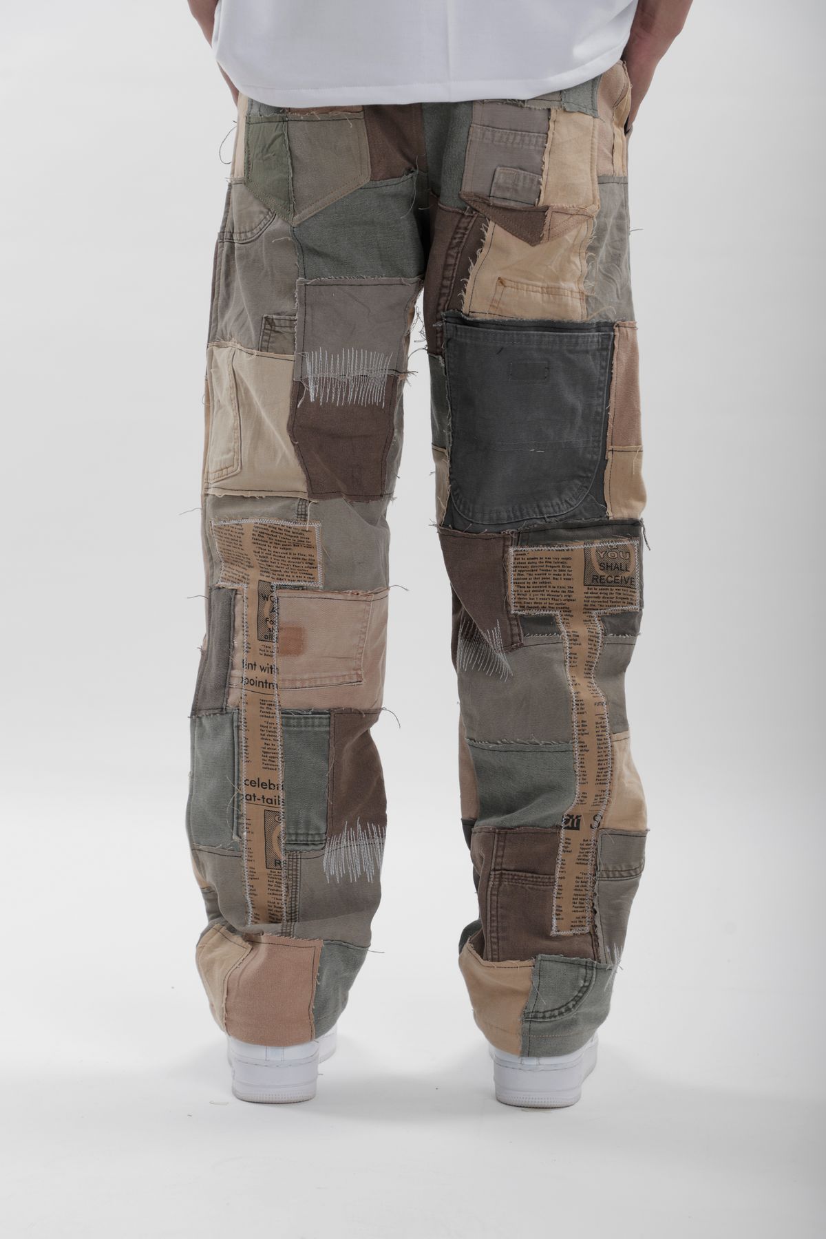 Earth Patchwork Jeans - image 4