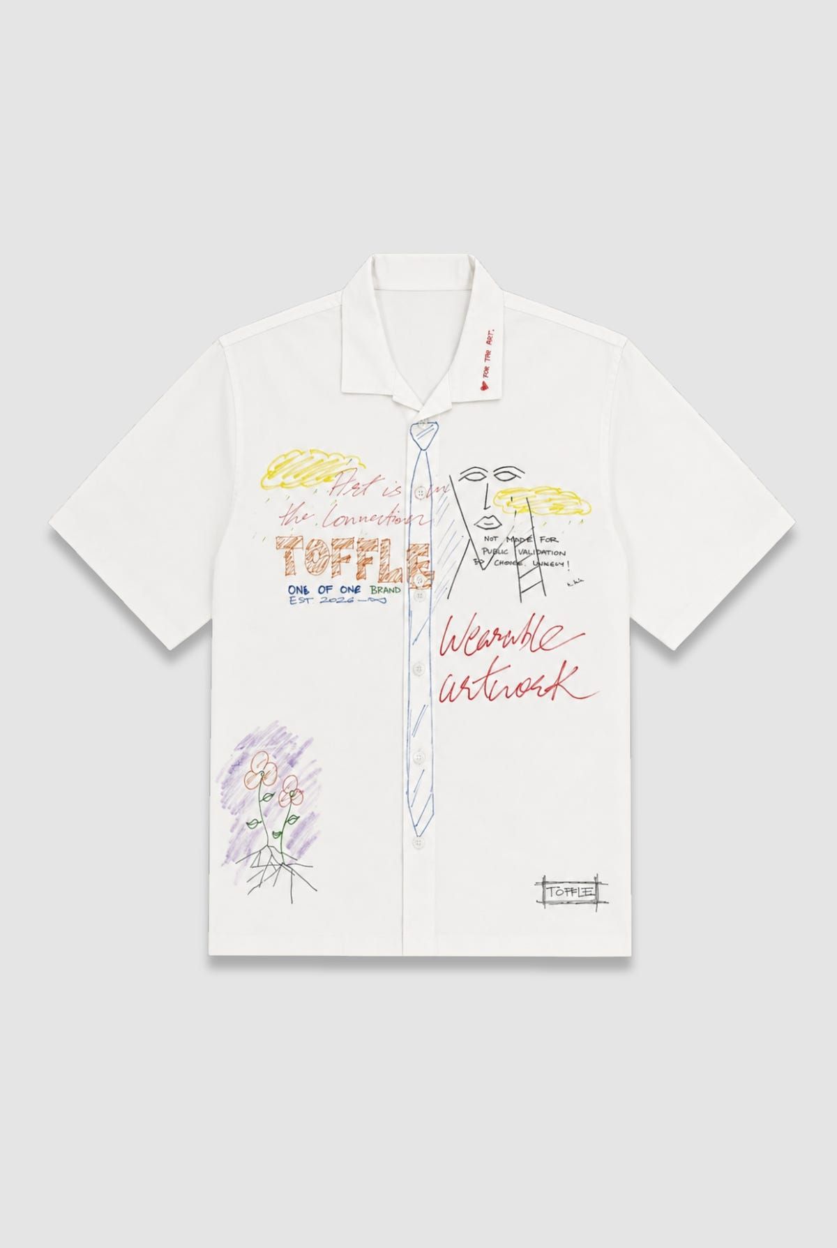 White Moodboard Shirt - image 1
