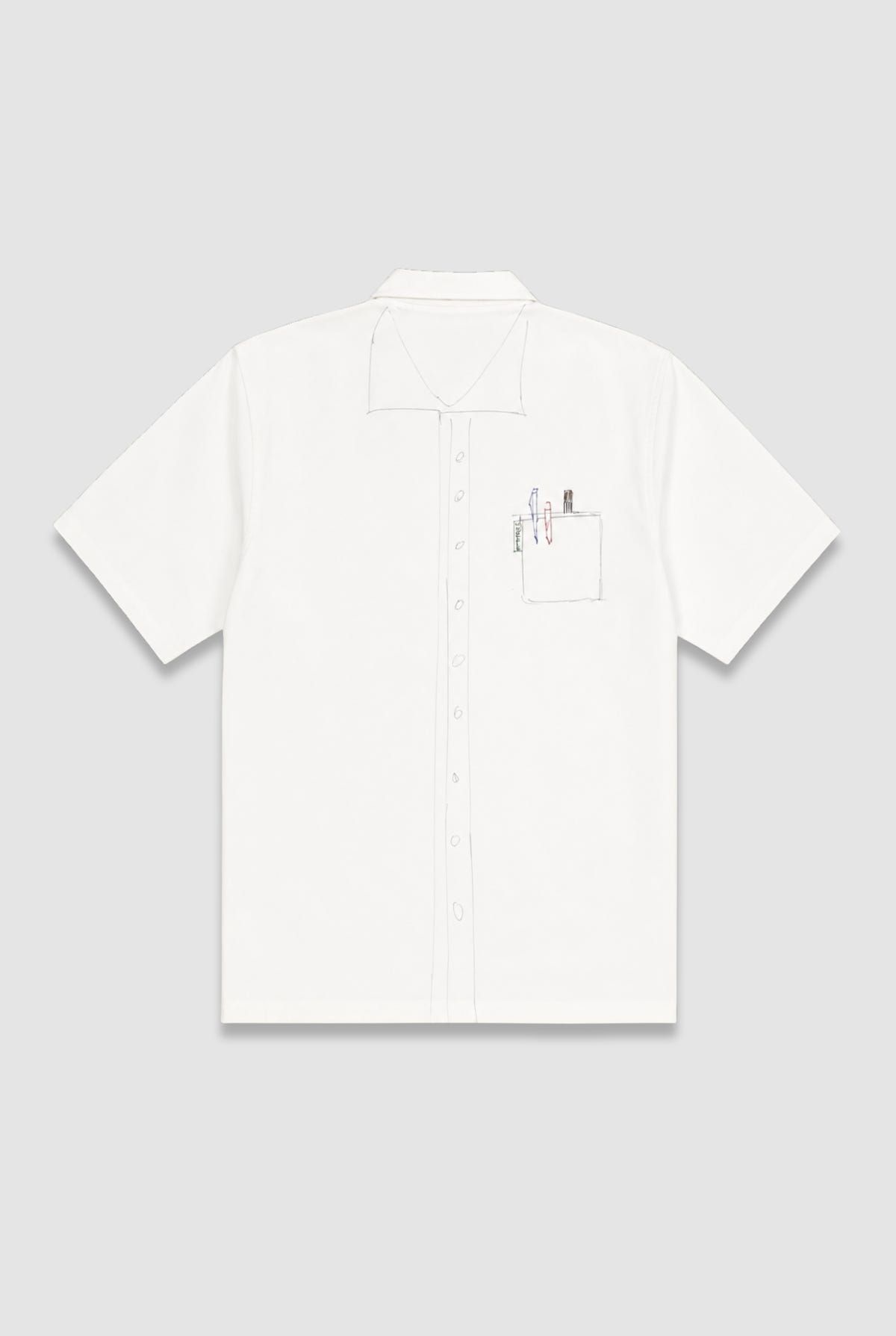 White Moodboard Shirt - image 2