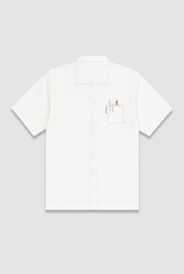 Toffle — White Moodboard Shirt