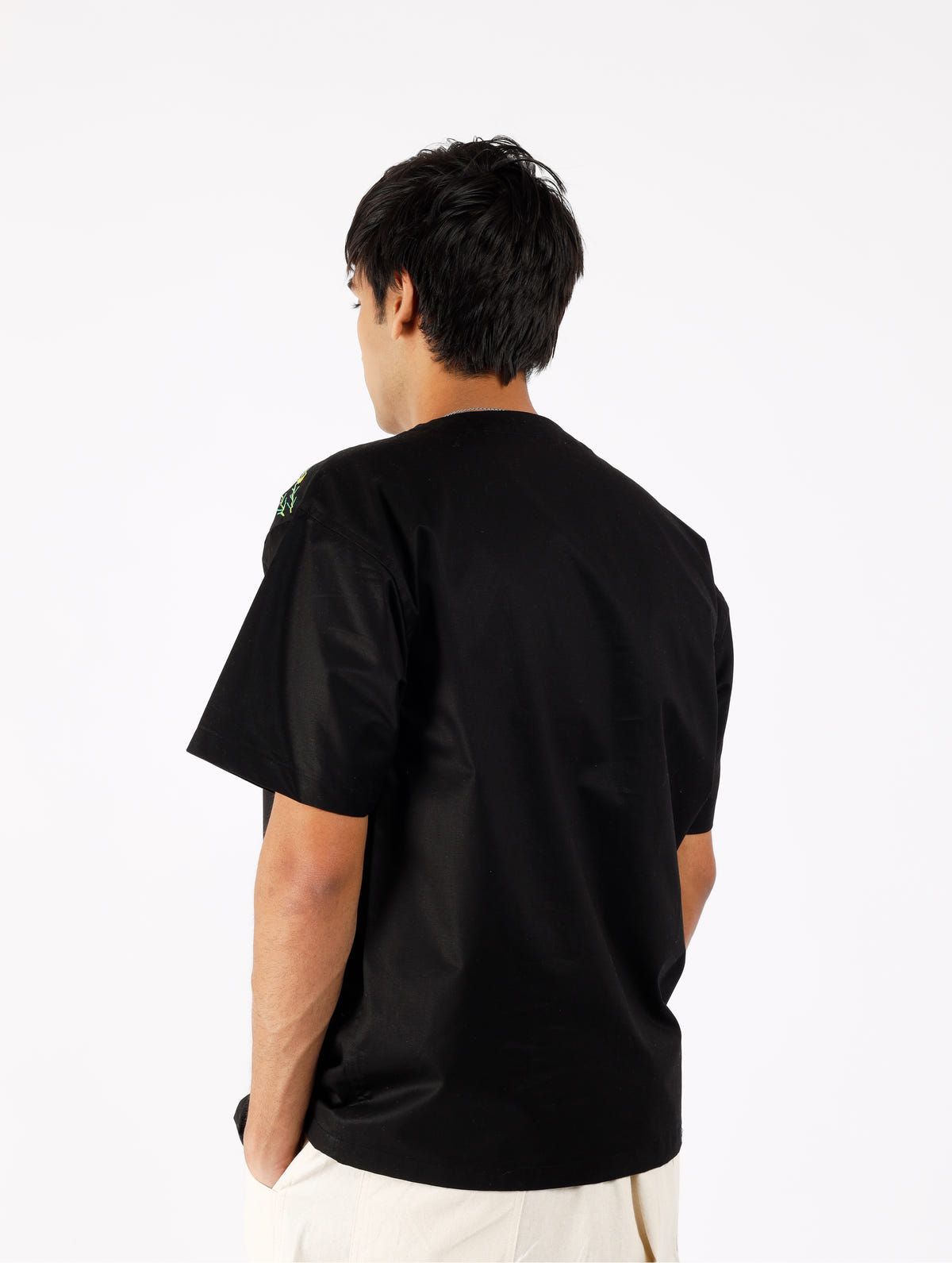 Floral Dark Jersey Shirt - image 4