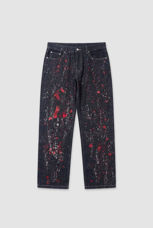 Toffle — Splatter Denim Jeans