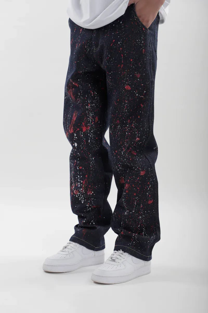 Splatter Denim Jeans - image 3