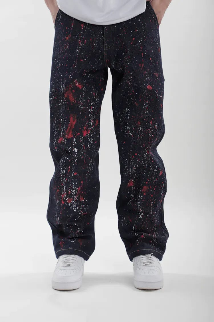 Splatter Denim Jeans - image 4