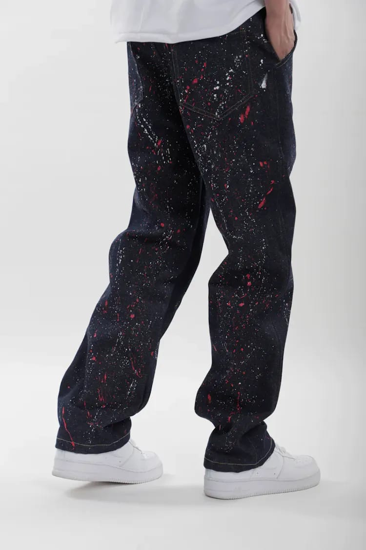 Splatter Denim Jeans - image 5