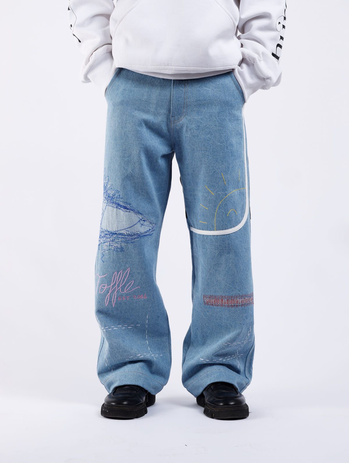 Blue Follow Jeans - image 1