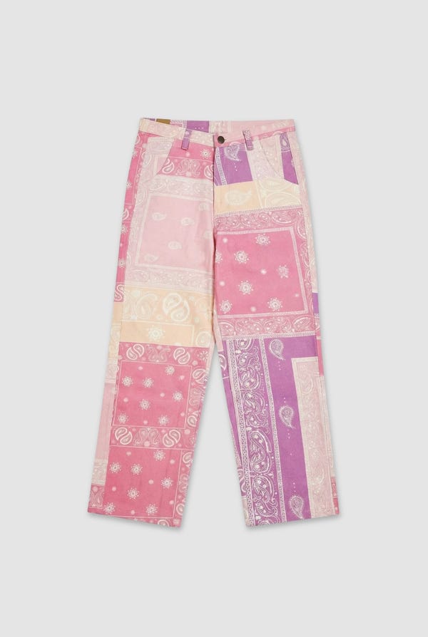 Toffle — Paisley Red Jeans